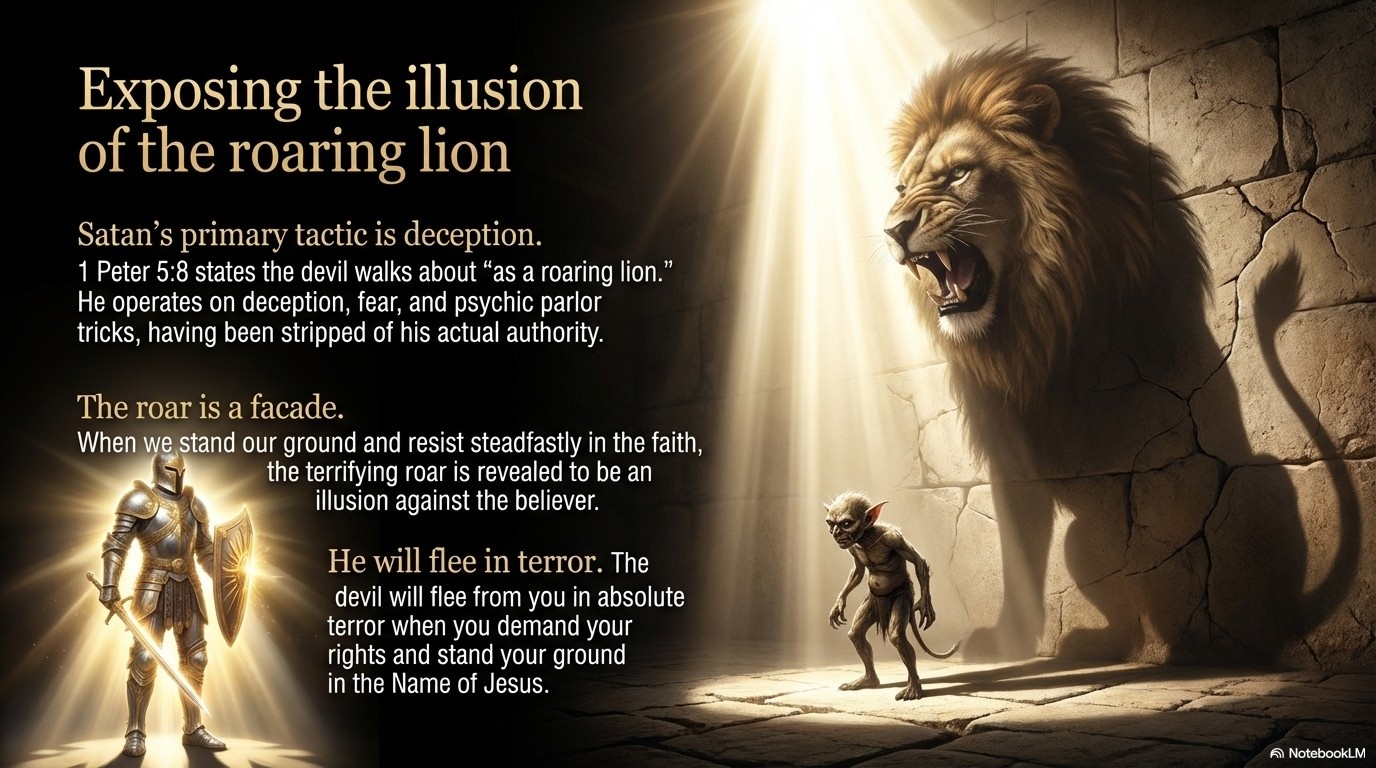 Exposing the illusion of the roar.