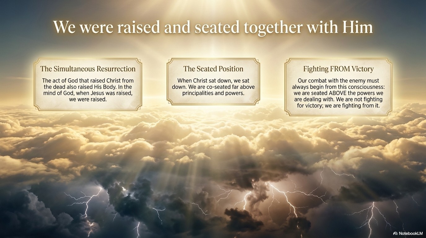 Raised and seated together with Him.