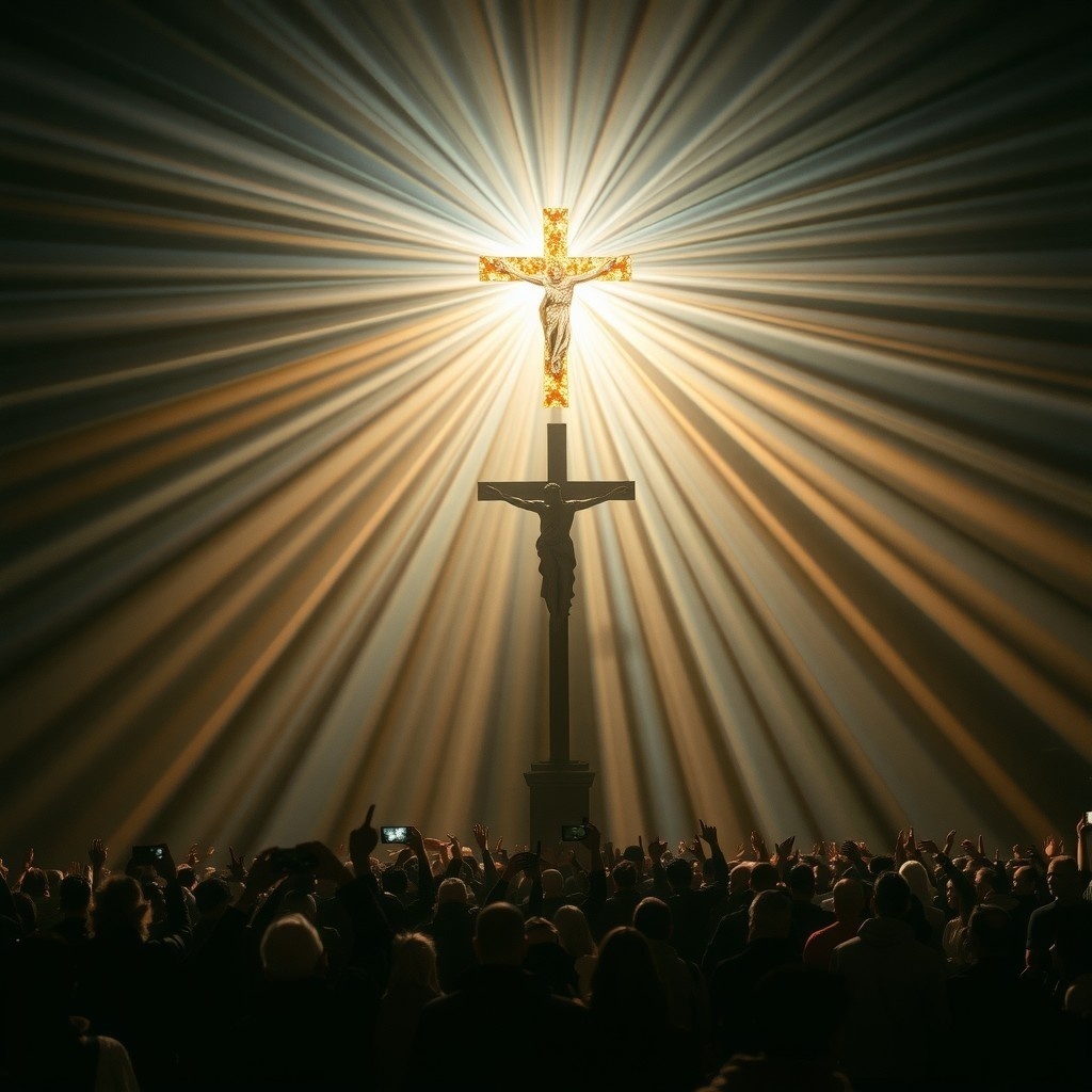 The open show of victory.