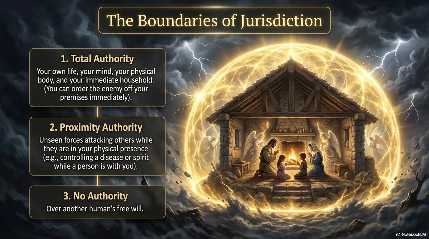 The boundaries of spiritual jurisdiction.
