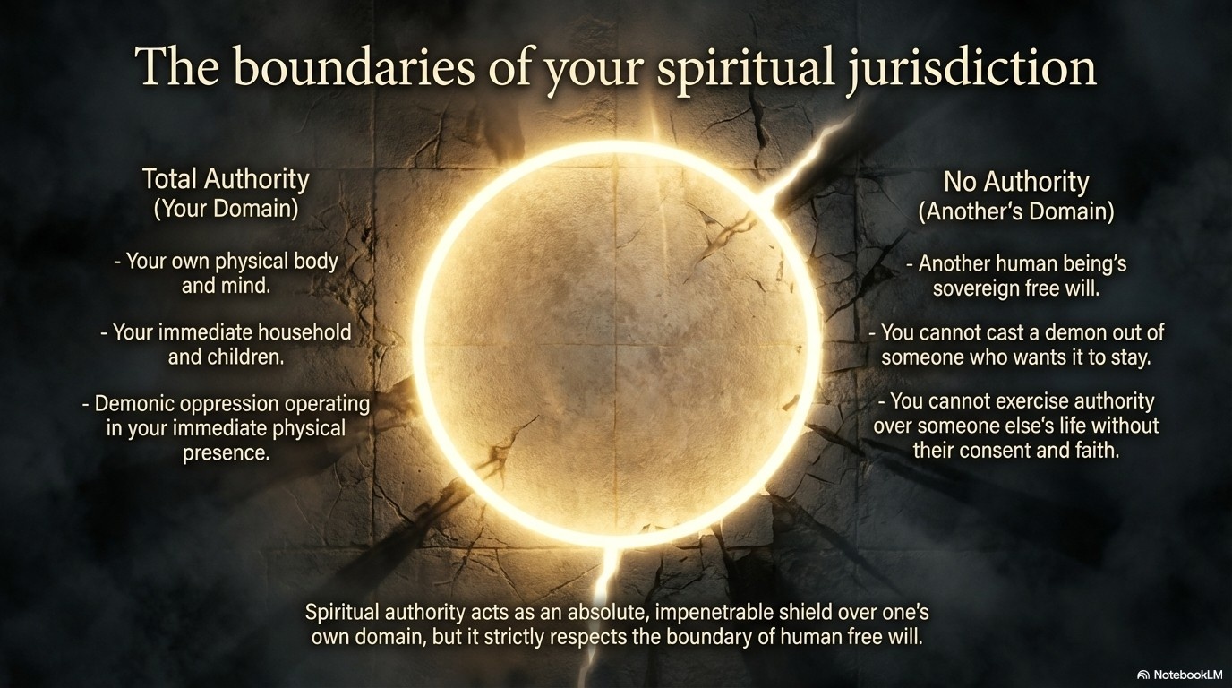 The circle of your spiritual domain.