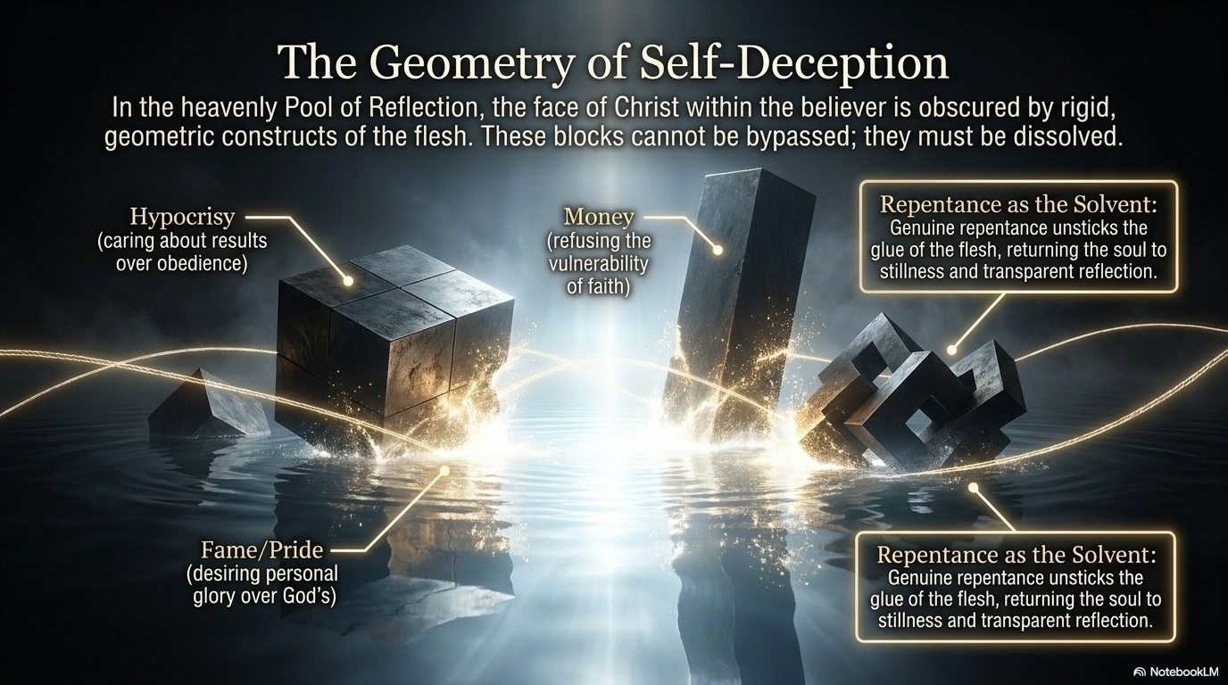 The Geometry of Self-Deception