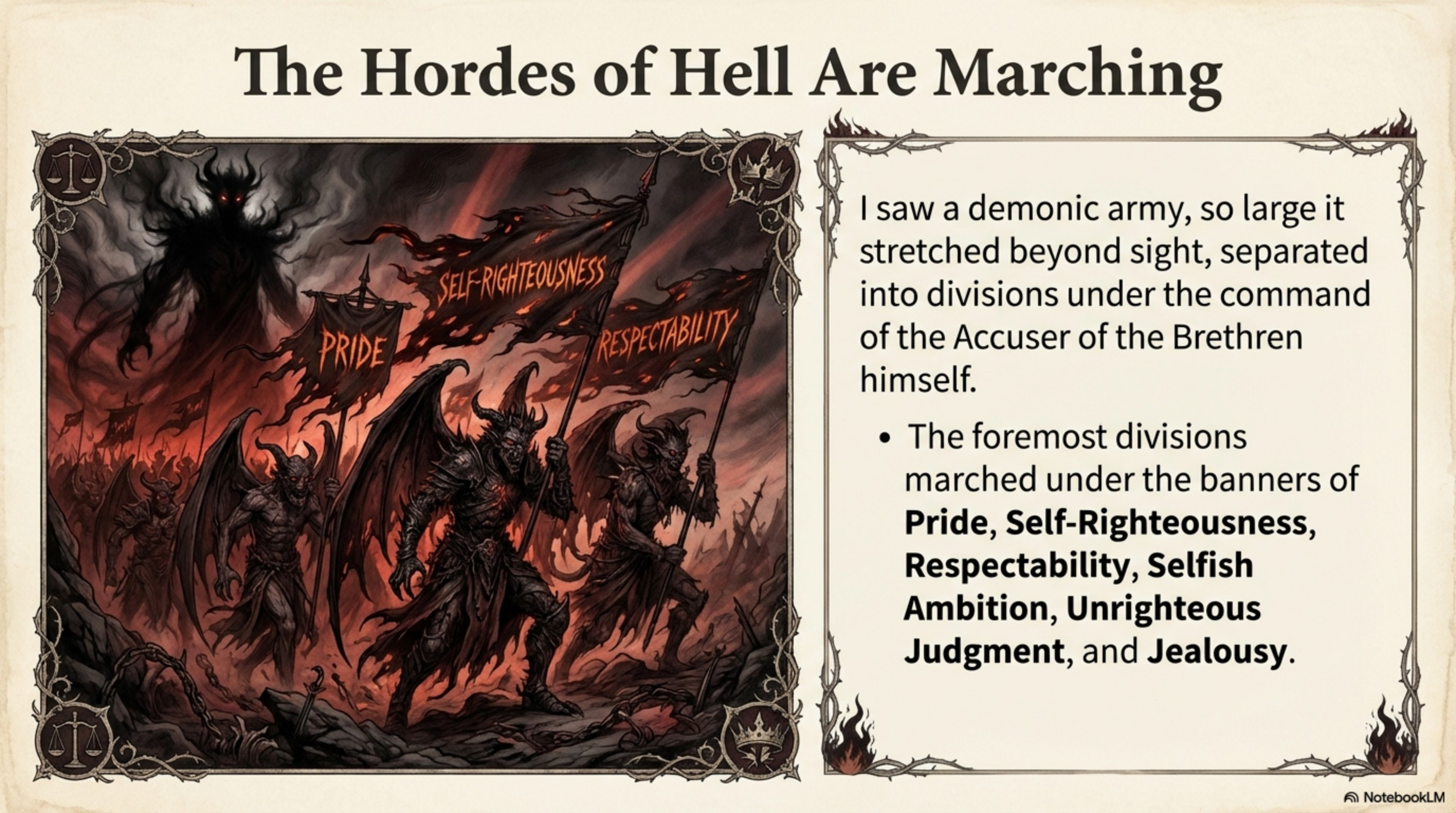 Image extracted from The Vision of the Great Conflict