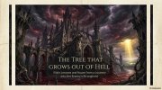 Scene 1 from Chapter 3: The Tree That Grows Out of Hell. This illustration depicts key spiritual events described in the text.