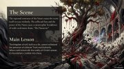 Scene 11 from Chapter 3: The Tree That Grows Out of Hell. This illustration depicts key spiritual events described in the text.