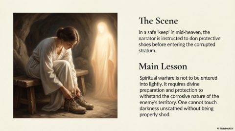 Scene 2 from Chapter 3: The Tree That Grows Out of Hell. This illustration depicts key spiritual events described in the text.