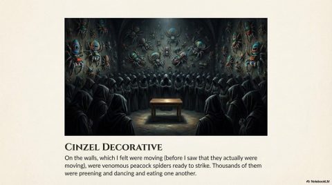 Scene 11 from Chapter 4: The Girdle of Truth. This illustration depicts key spiritual events described in the text.