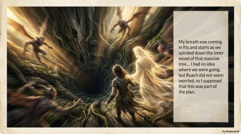 Scene 2 from Chapter 4: The Girdle of Truth. This illustration depicts key spiritual events described in the text.