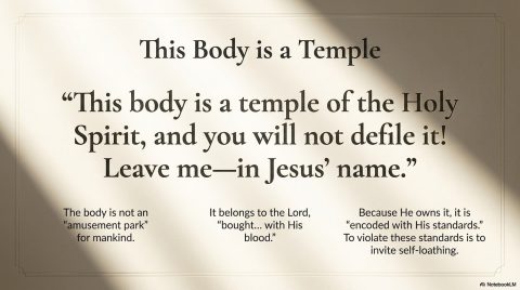 Scene 8 from Chapter 5: The Breastplate of Righteousness Part 1. This illustration depicts key spiritual events described in the text.