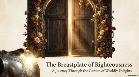 Scene 1 from Chapter 6: The Breastplate of Righteousness Part 2. This illustration depicts key spiritual events described in the text.