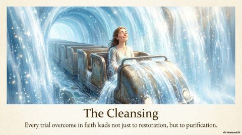 Scene 12 from Chapter 8: The Shield of Faith. This illustration depicts key spiritual events described in the text.