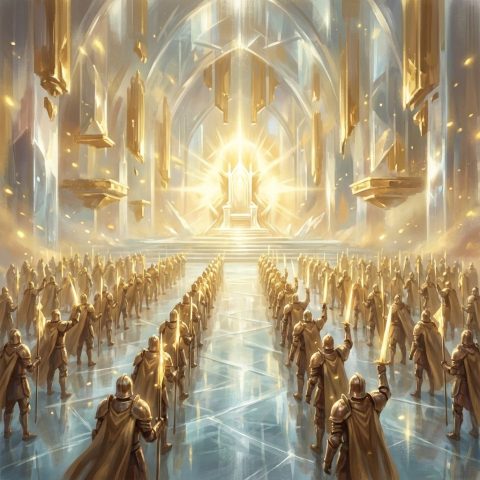 One of the official cover artworks for 'The Warrior King' by Anna Rountree.